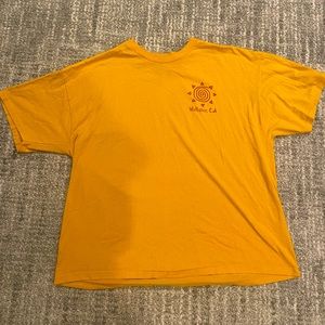 Cute orange basic tee